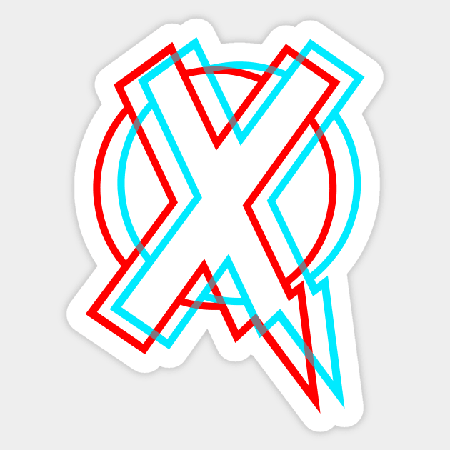 X-Statix in 3D Sticker by dumb stuff, fun stuff